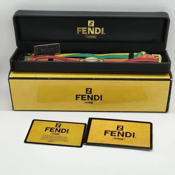 Fendi Watch 640L 24mm Women's Whites X Reds 298-071025